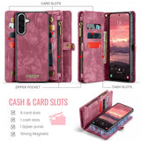 CaseMe Samsung Galaxy A17 Cover 008 Series Aftageligt Cover Rød