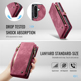 CaseMe Samsung Galaxy A17 Cover 008 Series Aftageligt Cover Rød