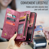 CaseMe Samsung Galaxy A17 Cover 008 Series Aftageligt Cover Rød