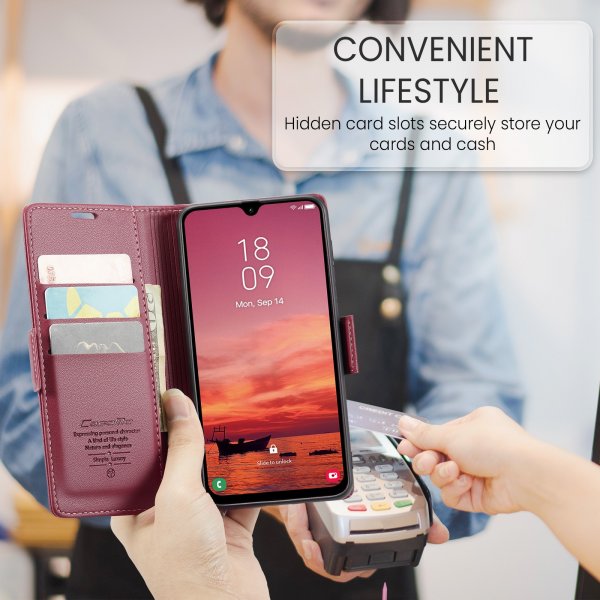 CaseMe Samsung Galaxy A17 Cover 023 Series Rød