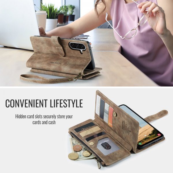 CaseMe Samsung Galaxy A17 Cover C30 Series Brun