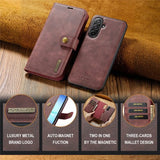 Dg.Ming Samsung Galaxy A17 Cover med Aftageligt Cover Rød