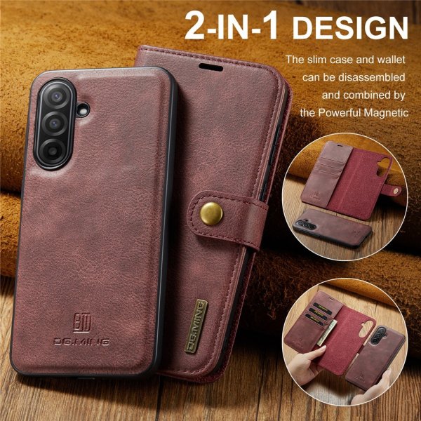 Dg.Ming Samsung Galaxy A17 Cover med Aftageligt Cover Rød