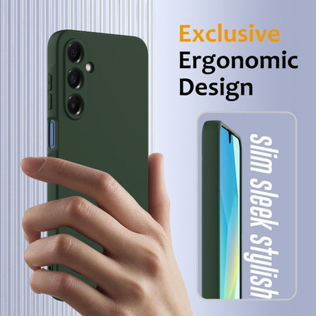 Samsung Galaxy A17 Cover med Strap Silikone MagSafe Mørkegrøn
