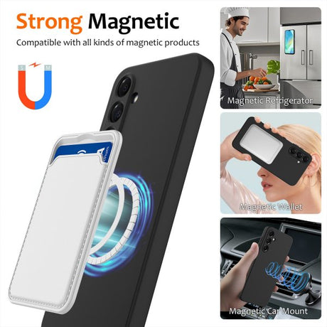 Samsung Galaxy A17 Cover med Strap Silikone MagSafe Sort