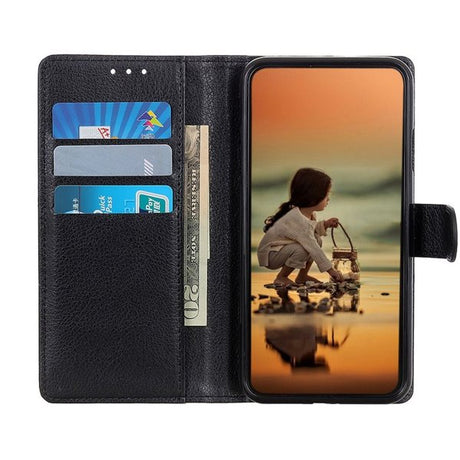 Rvelon Samsung Galaxy A22 4G Cover Stativfunktion Sort