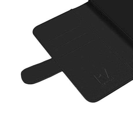 Rvelon Samsung Galaxy A22 4G Cover Magnetisk Aftageligt Cover Sort