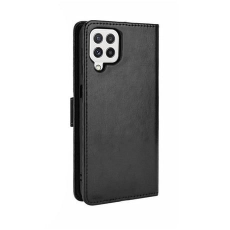 Rvelon Samsung Galaxy A22 4G Cover Magnetisk Aftageligt Cover Sort