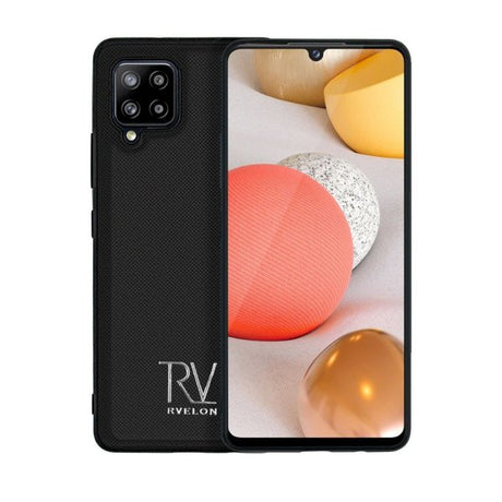 Rvelon Samsung Galaxy A22 4G Cover Magnetisk Aftageligt Cover Sort