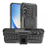 Samsung Galaxy A24 Cover Dækmønster Stativfunktion Sort