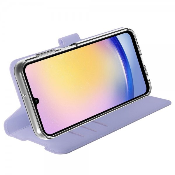 Vivanco Samsung Galaxy A25 Cover Classic Wallet Lavendel