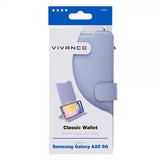 Vivanco Samsung Galaxy A25 Cover Classic Wallet Lavendel