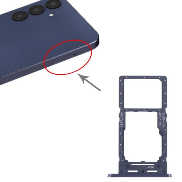 Samsung Galaxy A25 Simkortholder - Sort