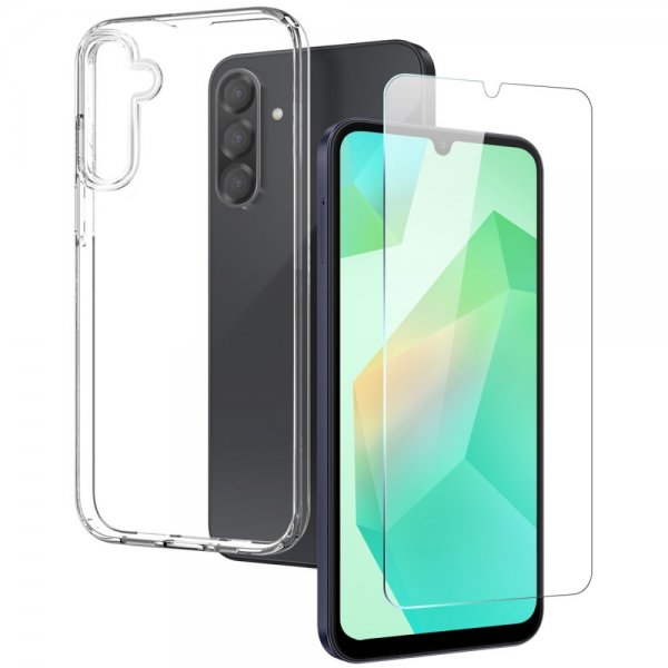 Northjo Samsung Galaxy A26 Cover med Skærmbeskyttelse og Kamerabeskyttelse 3-i-1