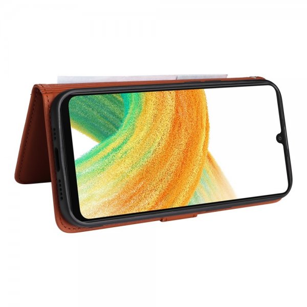 Betopnice Samsung Galaxy A33 5G Etui med aftageligt Cover 005 Brun