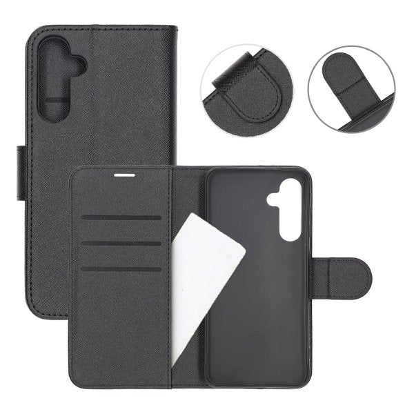 Samsung Galaxy A34 5G Cover med Stand Sort