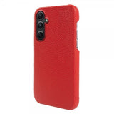 Samsung Galaxy A34 5G Cover Ægte Læder Rød