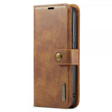 Dg.Ming Samsung Galaxy A35 Etui med Aftageligt Cover Brun