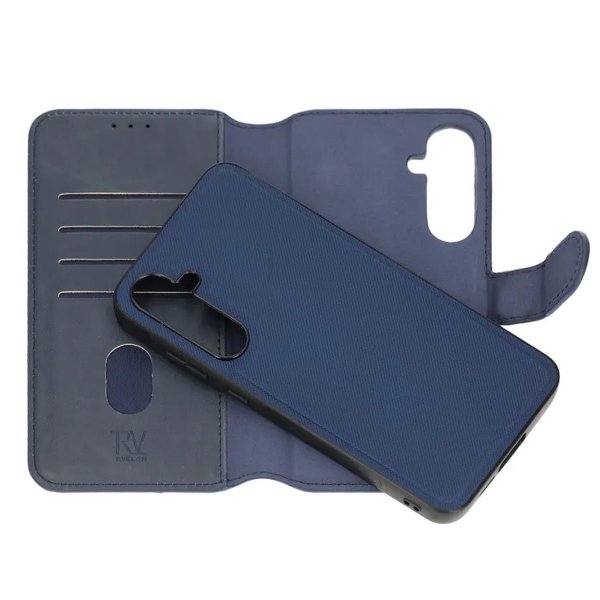 Rvelon Samsung Galaxy A35 Etui Magnetisk Aftageligt Cover Blå