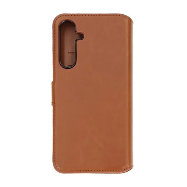 Rvelon Samsung Galaxy A35 Cover Magnetisk Aftageligt Etui Brun