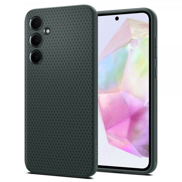 Spigen Samsung Galaxy A35 Cover Liquid Air Abyss Green
