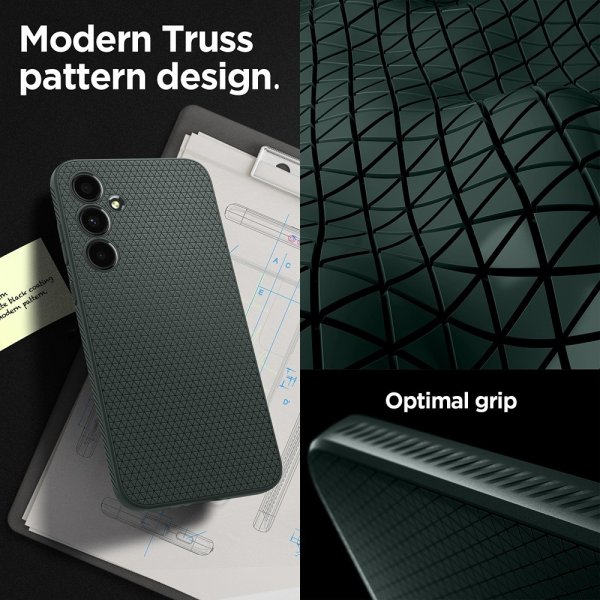 Spigen Samsung Galaxy A35 Cover Liquid Air Abyss Green