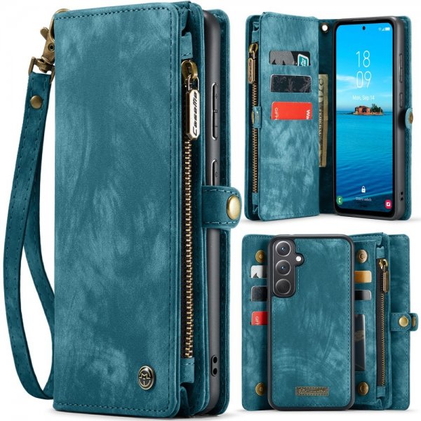 CaseMe Samsung Galaxy A36 Cover 008 Series Aftageligt Cover Blå