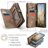 CaseMe Samsung Galaxy A36 Cover 008 Series Aftagelig Skal Brun