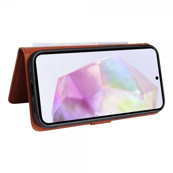 Betopnice Samsung Galaxy A36 Cover med Aftageligt Etui 005 Brun
