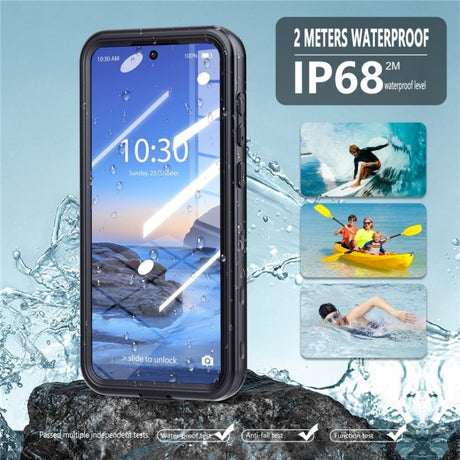 Redpepper Samsung Galaxy A36/Galaxy A37 Cover Vandtæt IP68 Sort