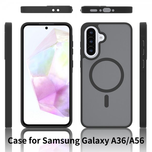 Samsung Galaxy A36/Galaxy A56 Cover Frosted MagSafe Lilla