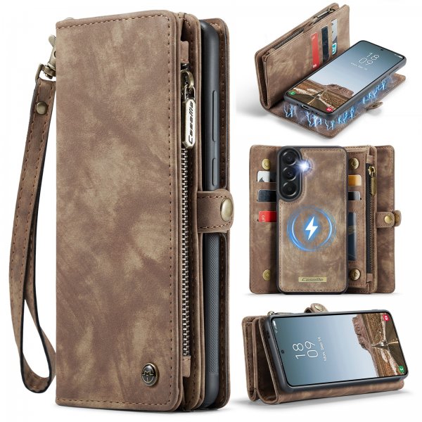 CaseMe Samsung Galaxy A37 Cover 008 Series Aftageligt Cover Brun