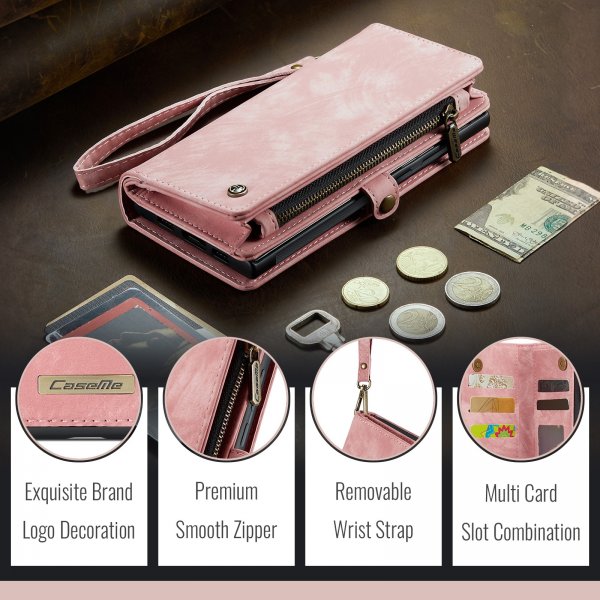 CaseMe Samsung Galaxy A37 Cover 008 Series Aftageligt Cover Rosa