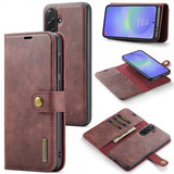 Dg.Ming Samsung Galaxy A37 Etui med Aftageligt Cover Rød