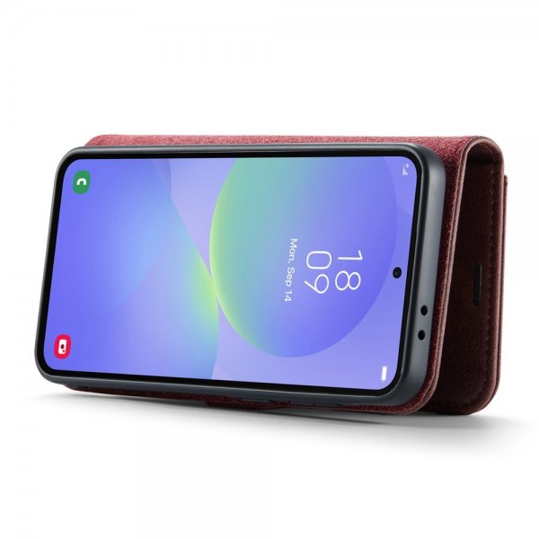 Dg.Ming Samsung Galaxy A37 Etui med Aftageligt Cover Rød