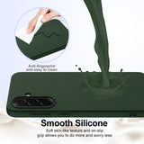 Samsung Galaxy A37 Cover med Strop Silikone MagSafe Grøn