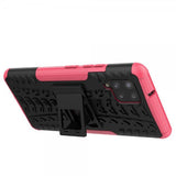 Samsung Galaxy A42 5G Cover Dækmønster Stativfunktion Magenta