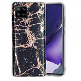 Samsung Galaxy A42 5G Cover Marmor Sort