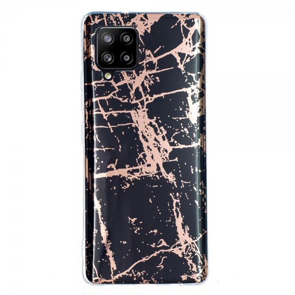 Samsung Galaxy A42 5G Cover Marmor Sort