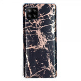 Samsung Galaxy A42 5G Cover Marmor Sort