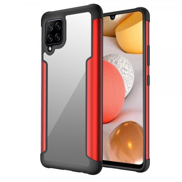 Samsung Galaxy A42 5G Cover Metalkant Rød