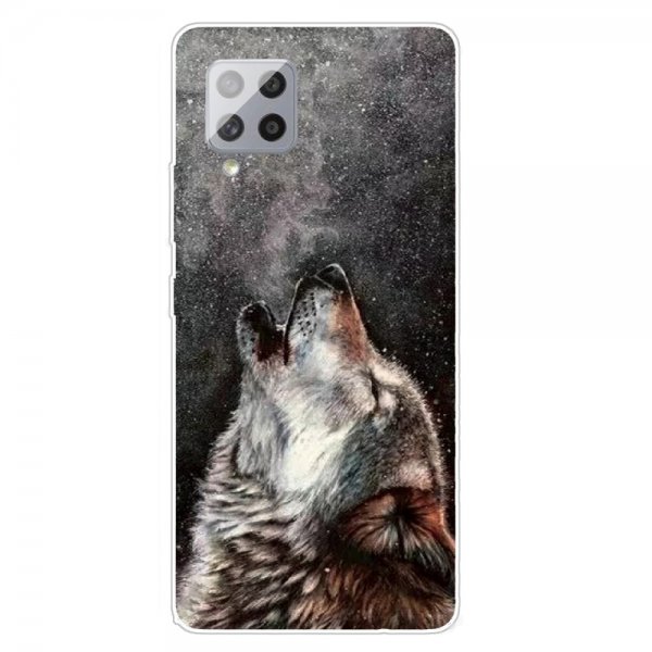 Samsung Galaxy A42 5G Cover Motiv Hylende Ulv