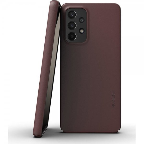 Nudient Samsung Galaxy A53 5G Cover Thin Case V3 Sangria Red