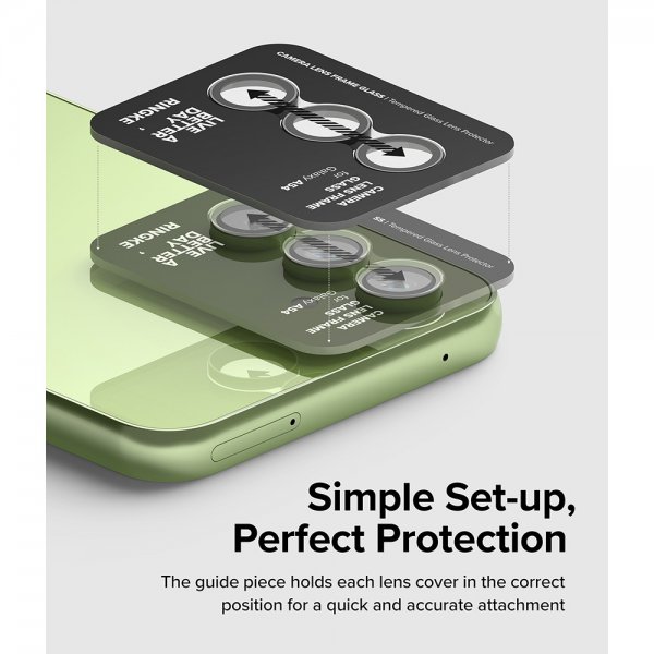 Ringke Samsung Galaxy A54 5G Kamerabeskyttelse Kamera Linse Ramme Sort