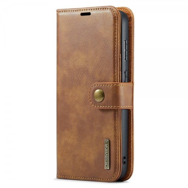 Dg.Ming Samsung Galaxy A55 Etui med Aftageligt Cover Brun