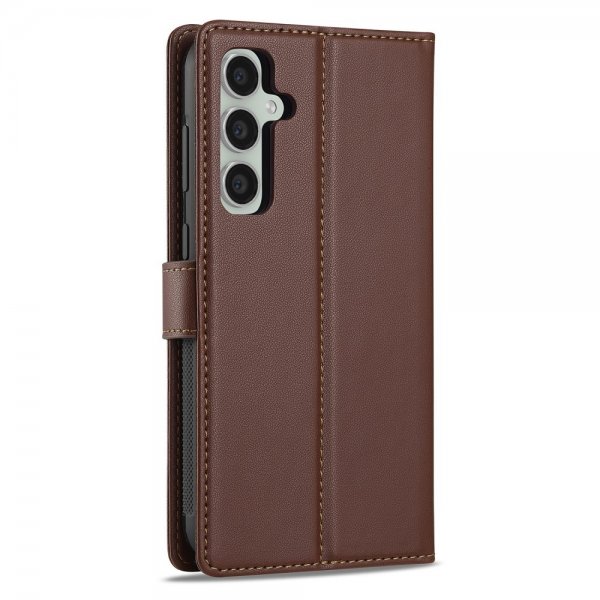 Lc.Imeeke Samsung Galaxy A55 Etui med Aftageligt Cover L2 Series MagSafe Brun