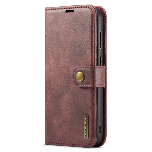 Dg.Ming Samsung Galaxy A55 Etui med Aftageligt Cover Rød
