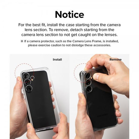 Ringke Samsung Galaxy A55 Cover Fusion Clear