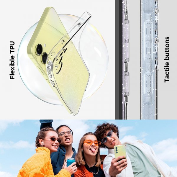 Spigen Samsung Galaxy A55 Cover Liquid Crystal Glitter Crystal Quartz