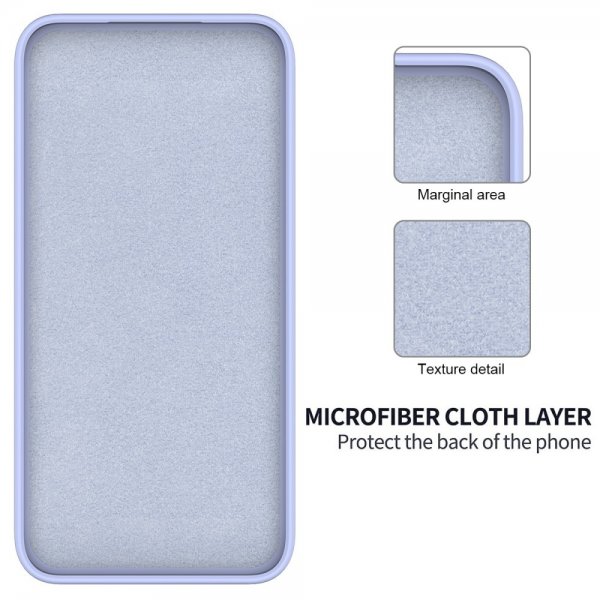 Samsung Galaxy A55 Cover med Strap Silikone Lilla